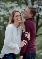 Jessica and Andrew's engagement session in nature.